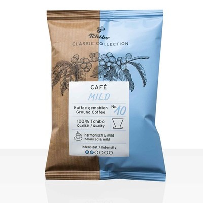 Tchibo Cafe Classic Mild - 75 x 70g Kaffee gemahlen, Filterkaffee, 100% Arabica