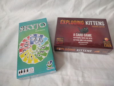 Exploding Kittens & Skyjo Kartenspiel NEU & VERSIEGELT