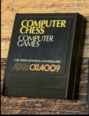 Vintage Atari 400/800 Computer Chess CXL4009 Game Program 1979 - UNTESTED