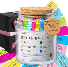 Bible Verse Jar, Read Me When Bible Verses Jar for Daily Encouragement, Christia