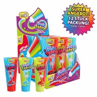 Display Komplett 12X Sweet Flash Duo Taffy 64 G | Chewy Candy Aus Der Tube
