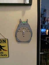 Studio Ghibli Totoro No face wall plate cover, wall decor