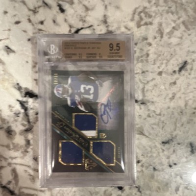 Topps Triple Threads Odell Beckham Jr. Rookie Auto Patch Graded