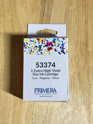 BRAND NEW Primera Dye Ink Cartridge Cyan, Magenta, Yellow - High Yield (53374)