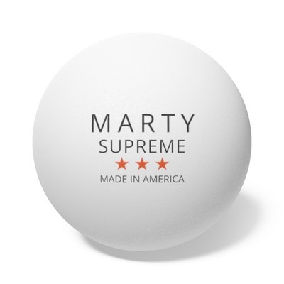 Marty Supreme Ping Pong Balls (6 pieces), marty supreme merch marty