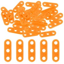 Plastic Cord Tensioner Rope Adjuster 30PCS - for Tent Camping - Orange-1.4IN