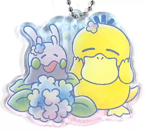 Psyduck & Goomy Pokemon Acrylic Charm Collection Pokemon Center (2020) 11cm