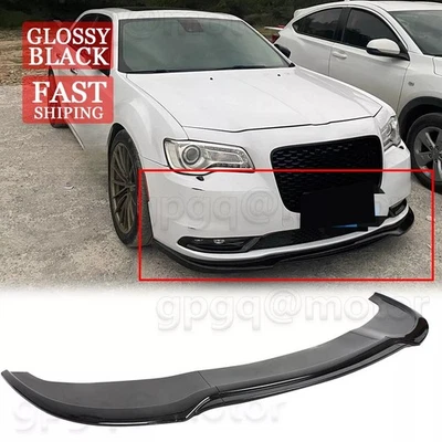 For Chrysler 300 C S Touring 2015-23 V2 Style Painted Front Bumper Lip Splitter - Image 1 of 4
