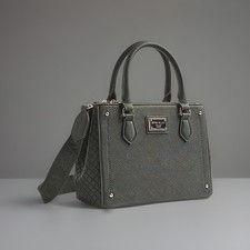 👉RI⭐️Womens ❤️Tote Bag👜Green Ri Monogram Grab Handles Zip Branded Strap👌