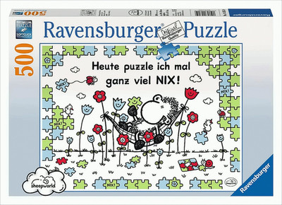 Ravensburger Puzzle - Heute puzzle ich mal ganz viel nix 500 Teile