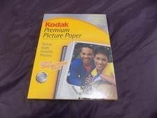 Kodak Premium Picture Paper InkJet Printers 100 Sheets High Gloss 8 1/2 x 11