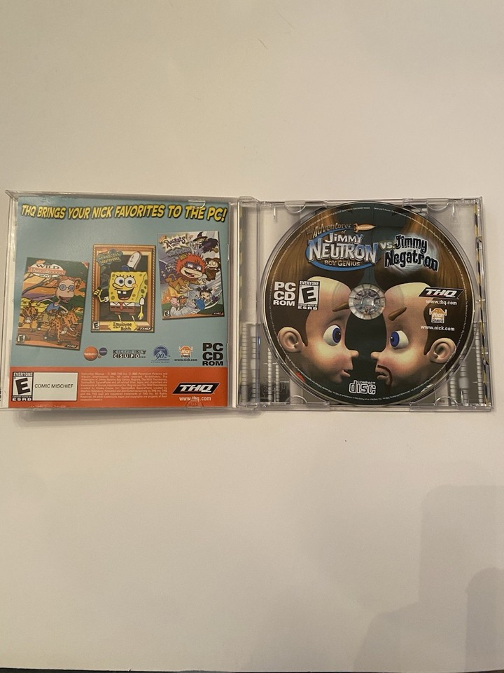 Jimmy Neutron Boy Genius vs. Jimmy Negatron PC Game (Pre-owned) | eBay