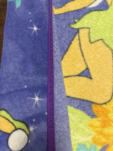 Disney Tinker Bell Wand Purple Small Fleece Blanket - Picture 8 of 9