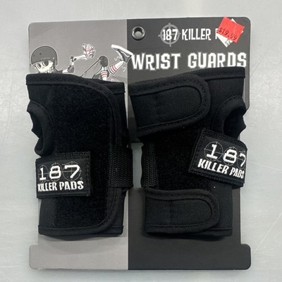 187 Killer Pads Wrist Guard JR Size Black Skateboarding Protective Gear