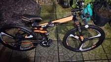 Eurobike G7 27.5 " 21-speed Foldable Mountain Bicycle - orange/Black