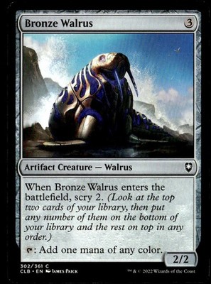 2022 Commander Legends: Battle for Baldur's Gate Bronze Walrus