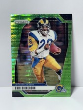 Eric Dickerson 2024 Panini Prizm #173 Los Angeles Rams Neon Green Pulsar HOF