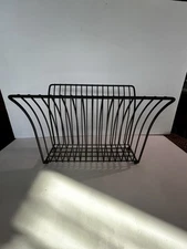 Metal Magazine Rack 9.5” H x 12” W