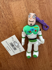 Buzz Lightyear Disney Beanie Baby Keychain New w Tags Disney Store