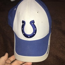 Indianapolis Colts Hat NFL Equipment Authentic Sideline Reebok One Size Nice