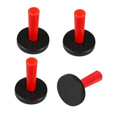 4 PCS Vinyl Wrap Magnets for Cars, Non-Scratch Magnetic Position Tool Auto Red