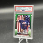 2023 Bowman Chrome WBC Mike Trout, #WBC90, Green Refractor #75/99 PSA 9