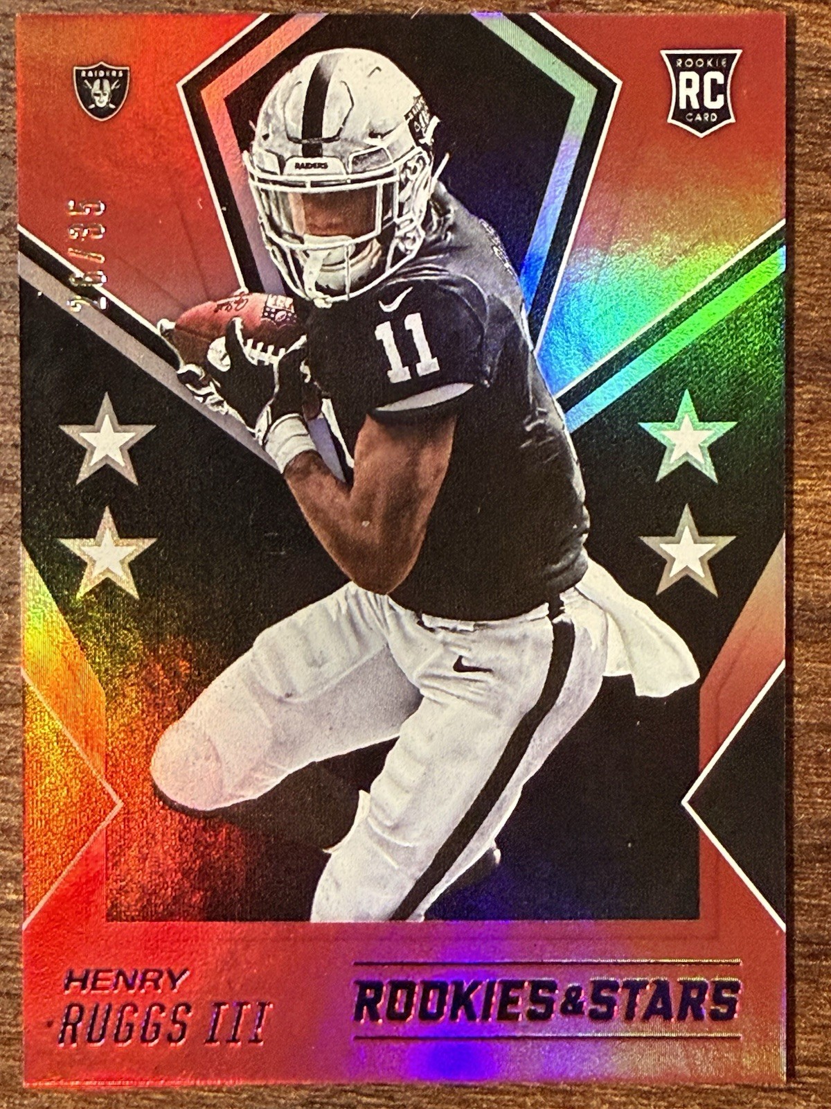 Henry Ruggs III Panini Rookies & Stars #119 Red
