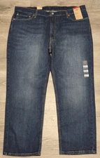 Levi's 541 Athletic Tape Blue Jeans Sits At Your Waist Size 42 X 30 - NWT