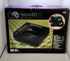 NEOGEO CD Top Loading Console with Controller Boxed Working Tested Japan