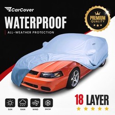 Ford Mustang 1979-2004 Custom Fit Waterproof Car Cover 18 Layer All Weather Ford Mustang 1979-2004 Custom Fit Waterproof Car Cover 18 Layer All Weather