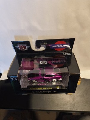 2025 M2 Machines Detroit Muscle Chrome Purple 1970 Nissan Fair