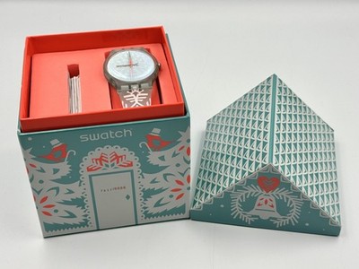 SWATCH CHRISTMAS 2016 GOD JUL-SUOZ222S RARE LIMITED ED. BRANDNEU 7612/8888