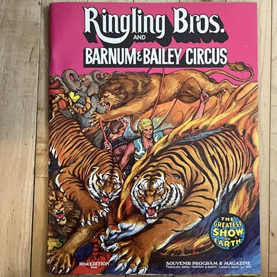 Ringling Brothers Barnum & Bailey Circus 101st Edition 1972 Program and Magazine