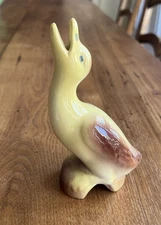 Vintage Pie Bird Duck USA 1940s Duckling Yellow Brown Vent/Funnel