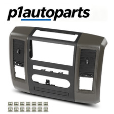 Fit For 2009-2012 Dodge Ram 1500 2500 Radio Dashboard Bezel Dash Trim Panel New