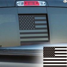 Flag Decal For Truck Back Window Car Decal And Color For Ram 2009-2024 Black