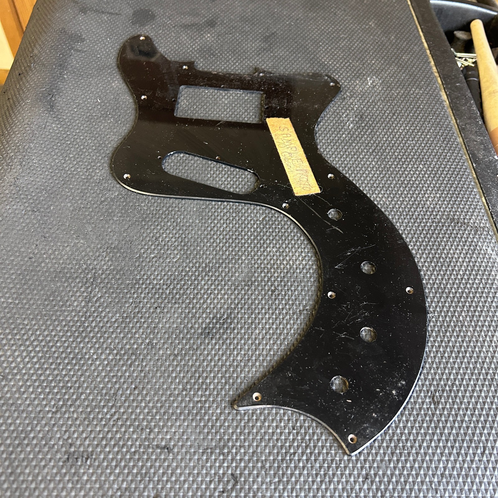 1978 Gibson Marauder Pickguard Black Sample-Prototype