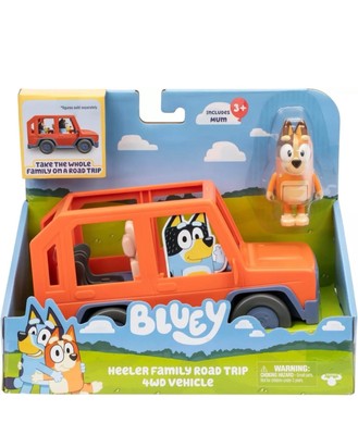 Bluey Heeler Family Road Trip 4WD Fahrzeug Brandneu
