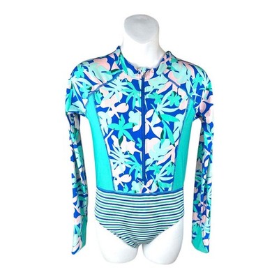 Coolibar Long Sleeve Paddle Surf Swim One Piece Womens Suit Preloved XL*