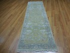 Turkish Oushak Rug,Geometric Multicolored Area Rug,Handmade Bohemian Rug 2.8x8 — photo 1