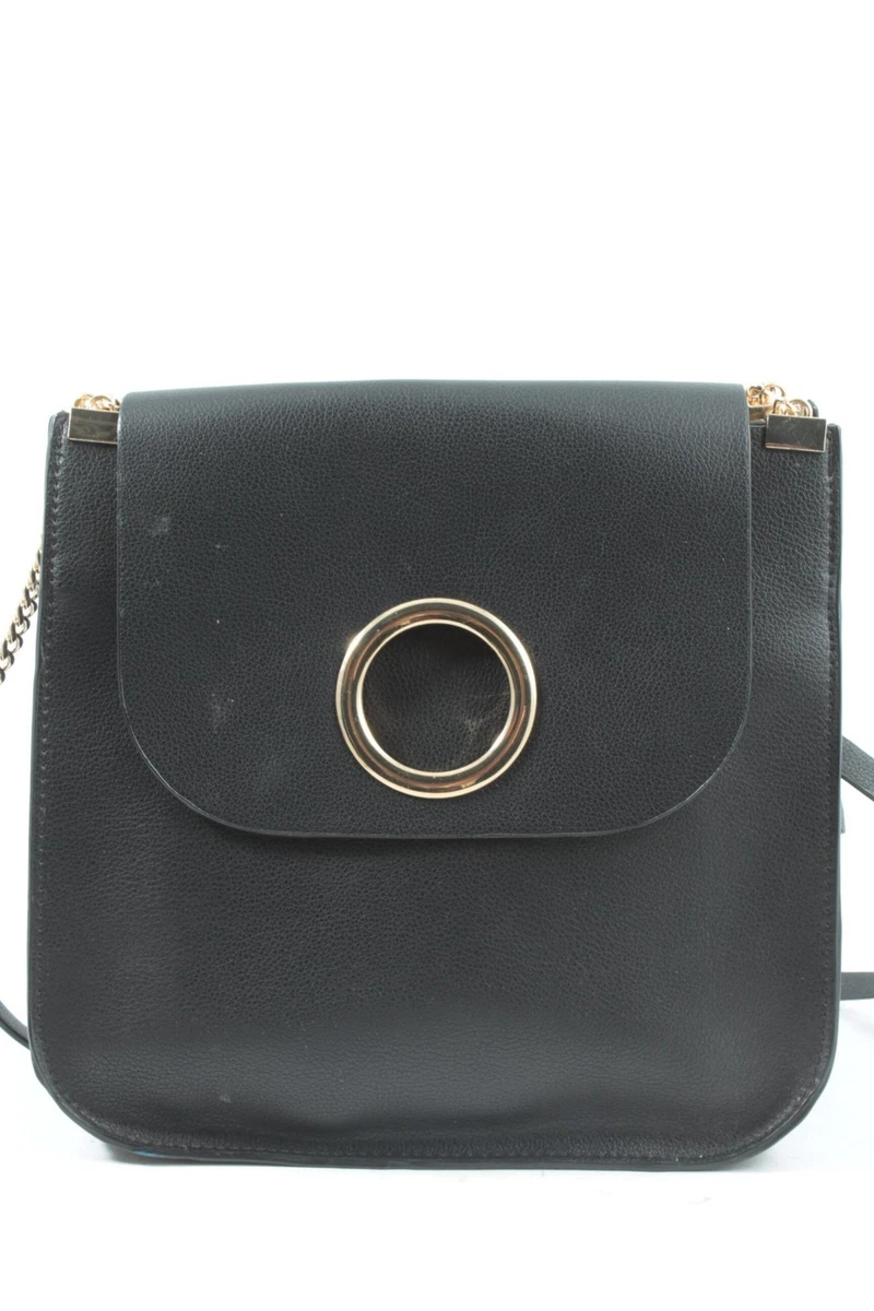 Sac à Dos Zara Noir Satin Avec Poches Femme Occasion Très Bon état