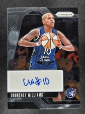 2024 Panini Prizm WNBA #SG-CW Courtney Williams Signatures Auto Minnesota Lynx