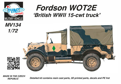 CMK 1/72 Fordson WOT2 E (15CWT) 'Wooden Cargo Bed'