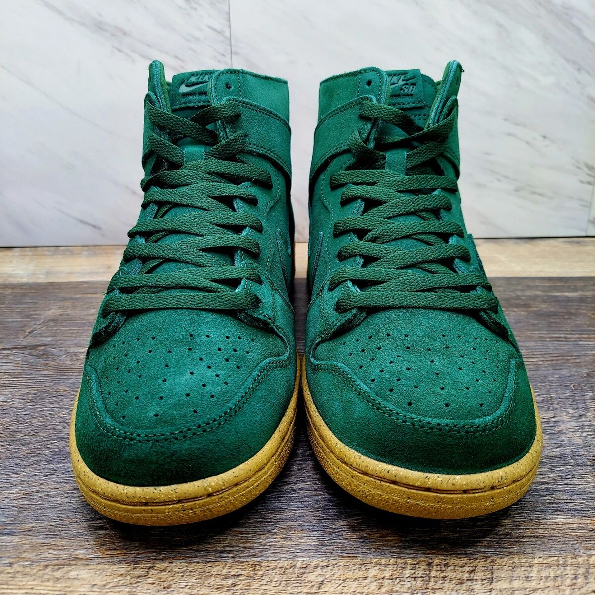 Nike SB Dunk High Pro Decon Gorge Green Brown Gum Sole Nike SB Dunk High Pro Decon Gorge Green Brown Gum Sole