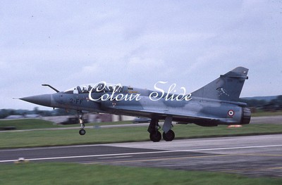 Französisches AF Mirage 2000B 509 2-FF, Fairford, 7.91, Farbdia, Fliegerflugzeug