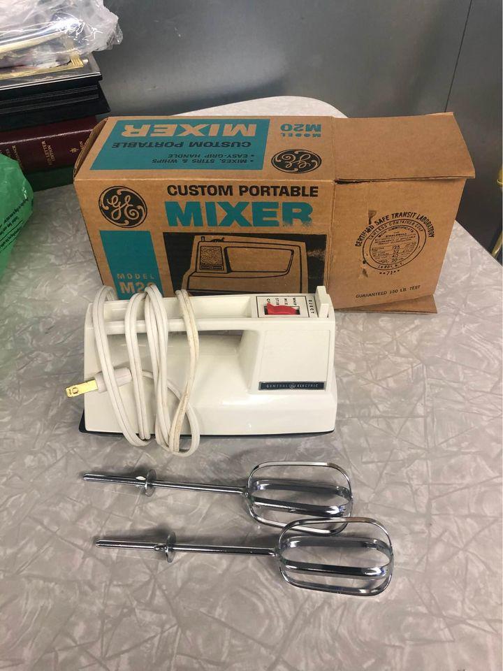 New NOS Vintage Hand Mixer GE 1960s Hand Mixer Retro Kitchen Vintage eBay