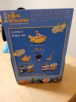 新品未使用The BeatlesYellow Submarineぬいぐるみセット The Beatles Yellow Submarine Chief Blue Meanie Plush 12