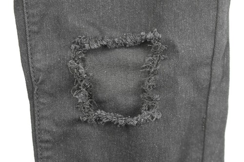 BOB Jeans Juniors Girls Black Regular Fit 5-Pocket Distressed Denim Jeans 13/14 - Picture 4 of 9