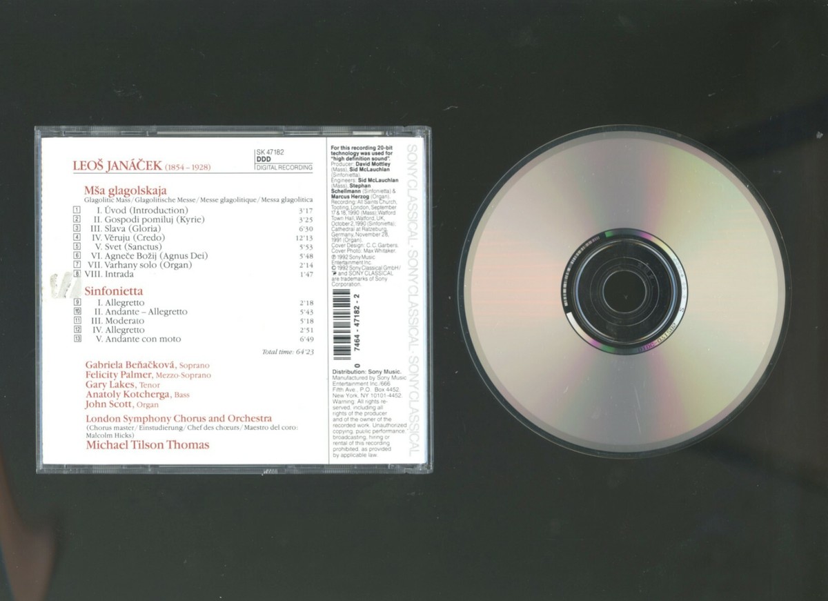 Leos Janacek Glagolitic Mass Sinfonietta London Symphony CD