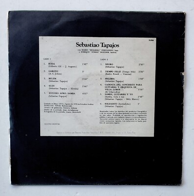 Sebastiao Tapajos LP - Argentina Bossa Nova - HEAR | eBay